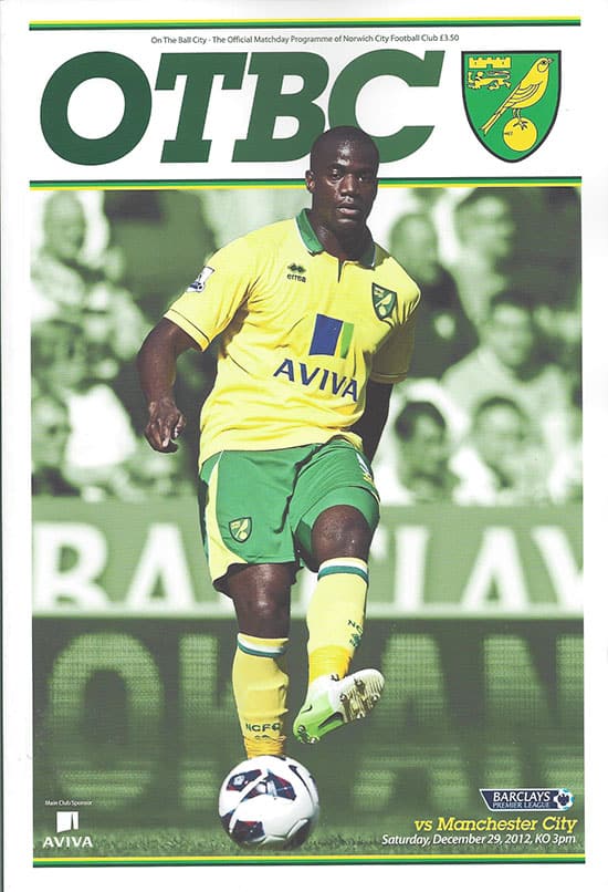 Norwich City FC v Manchester City FC